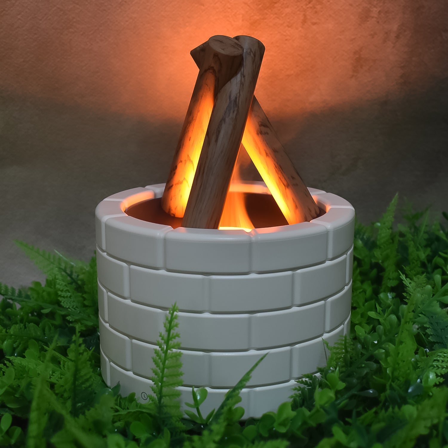 Bonfire Shaped Diffuser Essential Oil Diffuser Multi Function Flame Oil Diffuser (1 Pc) Bonfire Shaped Diffuser Essential Oil Diffuser Multi Function Flame Oil Diffuser (1 Pc)
